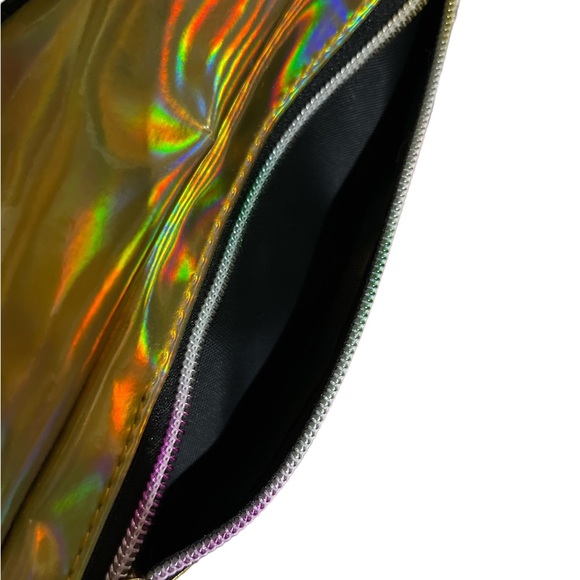 Athleta Gold Over America Tour gold belt bag EUC, spot on back - Picture 8 of 11